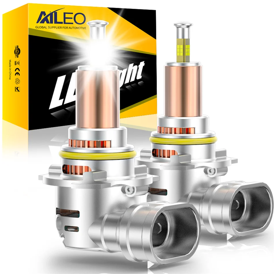 2Pcs 300W 80000LM Led Light 3D H7 H4 H11 LED Car Headlight Canbus H8 9005 HB3 9006 HB4 for Car 360 Turbo HeadLamp Wireless 6000K