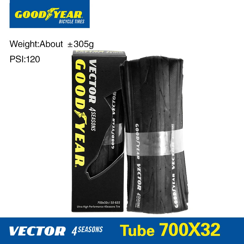 Goodyear Vector 4 SEASONS 700x25c tire Tubeless/Tube Road Bike Tire 700x28c   Clincher Foldable Gravel Cycling Tire Parts