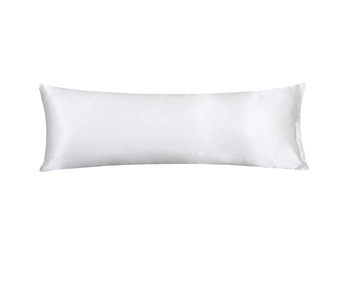 Body Satin Pillow Cover with Envelope Closure,Long Pillow Cases,Soft and Breathable Body Pillowcase,Gift for Sleepers,20x54 Inch