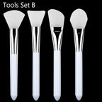 10/5/3/1pcs Facial Mask Bowl Mixing Bowl Acrylic Oil Bowl Set Face Mud Mixing Brush Applicator Beauty Salon DIY Skin Care Tools