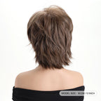 10 Inch Natural Synthetic Wigs for Women Short curly  Wig Daily Party Heat Resistant Hair