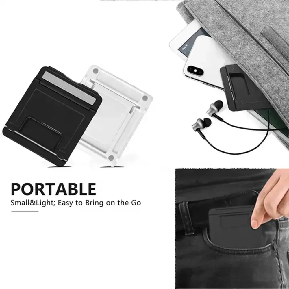 Table Phone Holder Bracket Adjustable Desktop Stand For Ipad IPhone Samsung Xiaomi Folding Universal Mobile Phone Stand