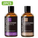 100ML Pure Plant Essential Oil Mint Bergamot Patchouli Citronella Lemongrass Chamomile Cedarwood For Reed Diffuser Humidifier