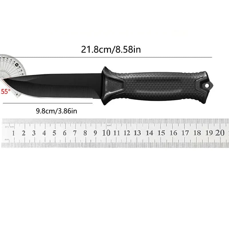 Portable Outdoor Pocket Knife, Fixed Blade Outdoor Utility Knife with High Hardness Blade, Compact Tools for Backpack, Camping