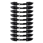 10pcs LB/RB Bumper Button Replacement Set for Xbox Series X/S Controller, Black