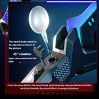 2 in 1 Colorful Glowing Bright Sword Axe Outdoor Toy with Multi-color Changing LED Music Cosplay Cool Flashing Children Toy