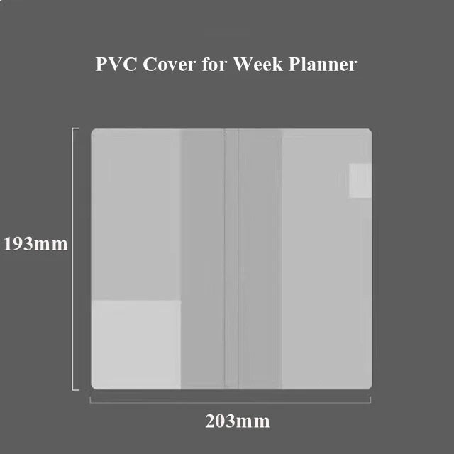 Kinbor 2026 Weekly Planner Pocket Size Notebook Week Plan Notepad Schedule Planning Book Punch Efficiency Manual Daily Writing