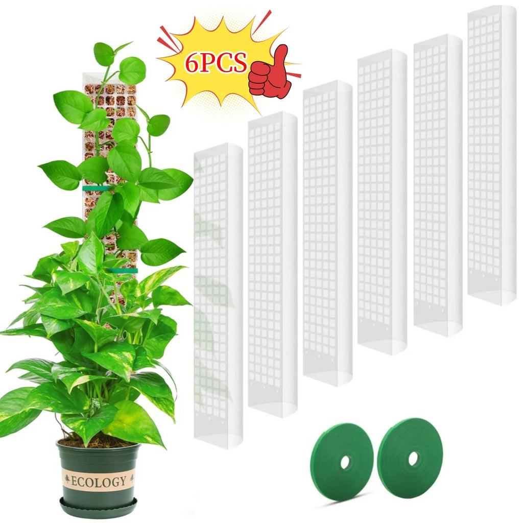 Plants Moss Pole Garden Subject Flower Plant Climbers Bonsai Accessories Pots Tutors ,for Planters Plants Growth Holder Support