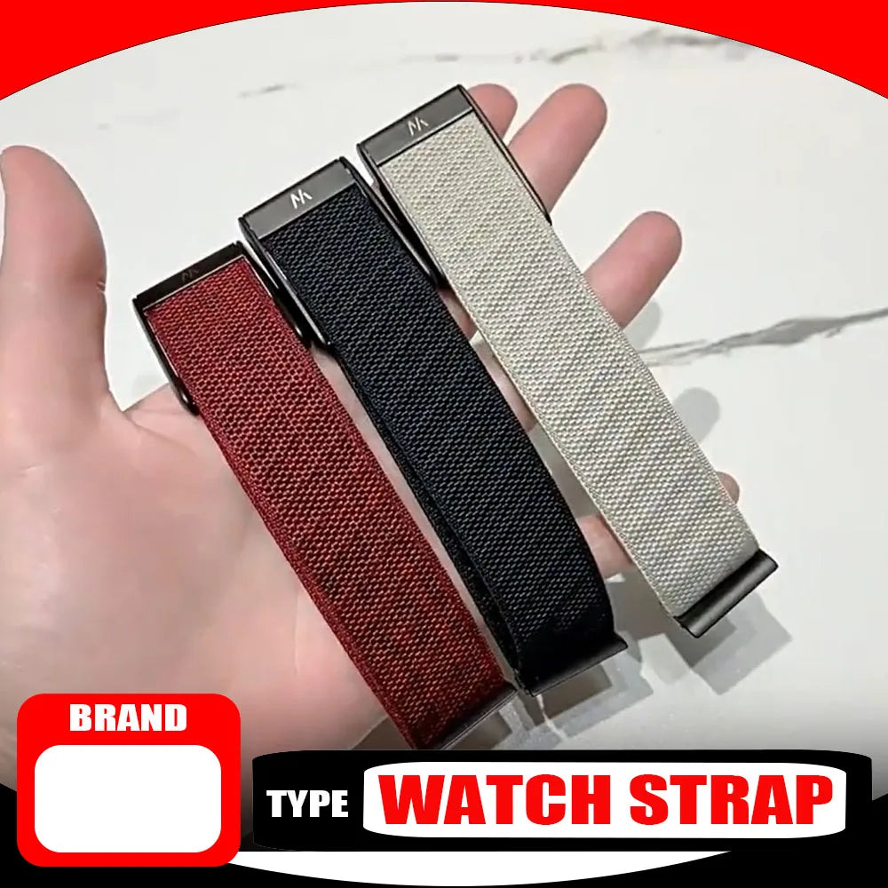 Whoop 5.0/5.0MG nylon woven elastic wristband replacement strap, multiple colors