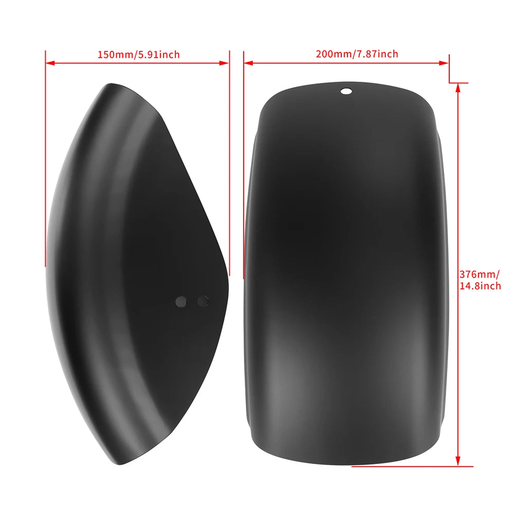 Metal Motorcycle Rear Fender Short Protection Mudguard Cover Black/ Unpainted For Harley Sportster XL883 1200 72 48