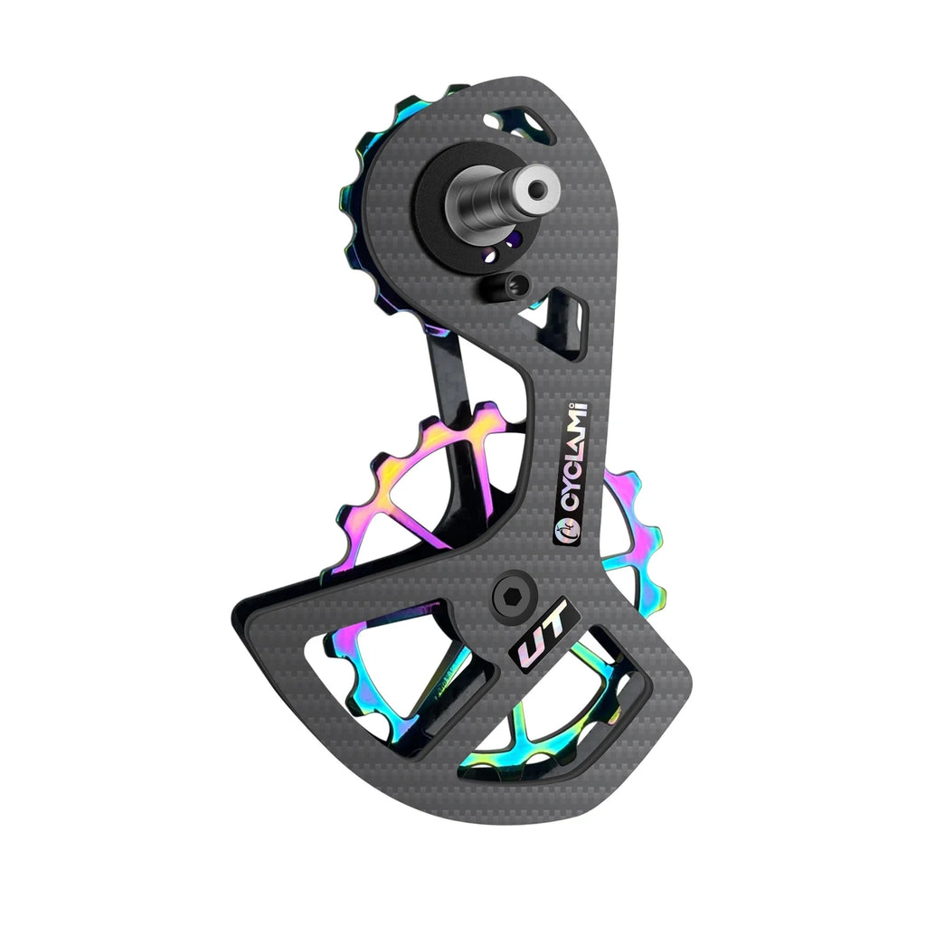 CYCLAMI UT Bicycle Ceramic Bearing Carbon Fiber Jockey Pulley Wheel Set Rear Derailleurs Guide Wheel 11 Speed Support SHIMANO