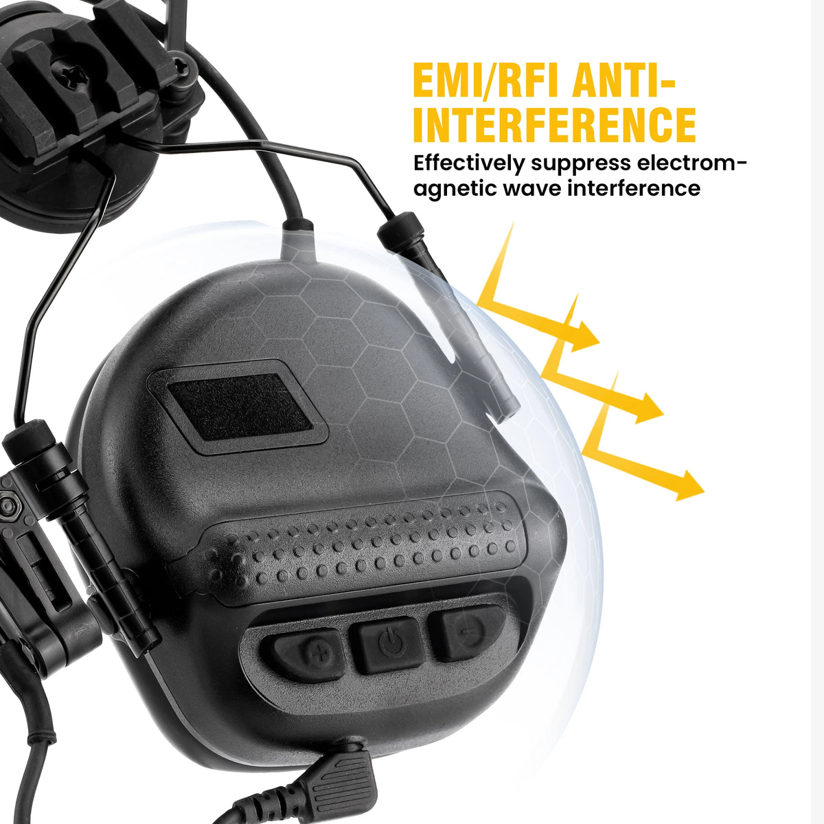 ARM NEXT Tactical Headset Without Pickup and Active Noise Reduction Helmet Version Shooting Earphone Communication headphones