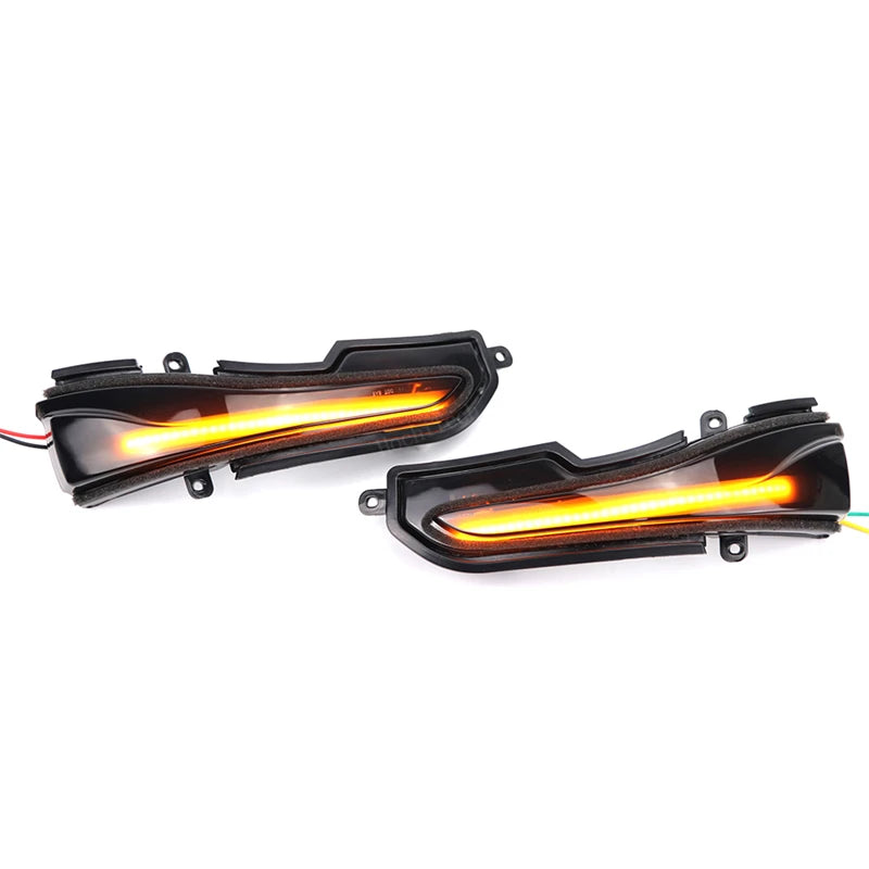 2pcs Flowing Mirror Dynamic LED Turn Signal Light Car Styling For Infiniti Q30 Q50 Q60 Q70 QX30 QX50 QX60 QX70 Skyline