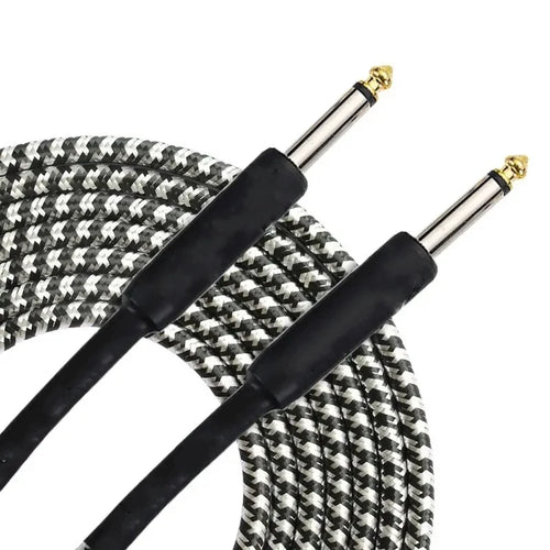 1 Pc Guitar Cable Bass Electric Box Audio Cable Noise Reduction Line Color Braided Shielded Wire Guitarra Cord
