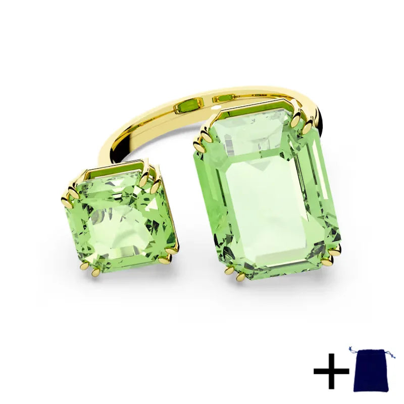 2025 New Dopamine Zircon Couple Ring Suitable for Rainbow Color Candy Theme Daily Dressing Party Party Party Preferred
