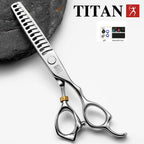 Titan Professional Hair Cutting/Thinning Scissors Shears 440C Steel 5.0-6.5in