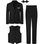 Suits for Boys Kids Wedding Easter Church Tuxedo Teenager School Performance Piano Outfit Set Children Birthday Formal Clothes