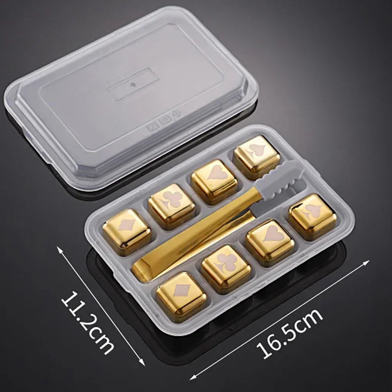 Poker 8pc Gold Clip