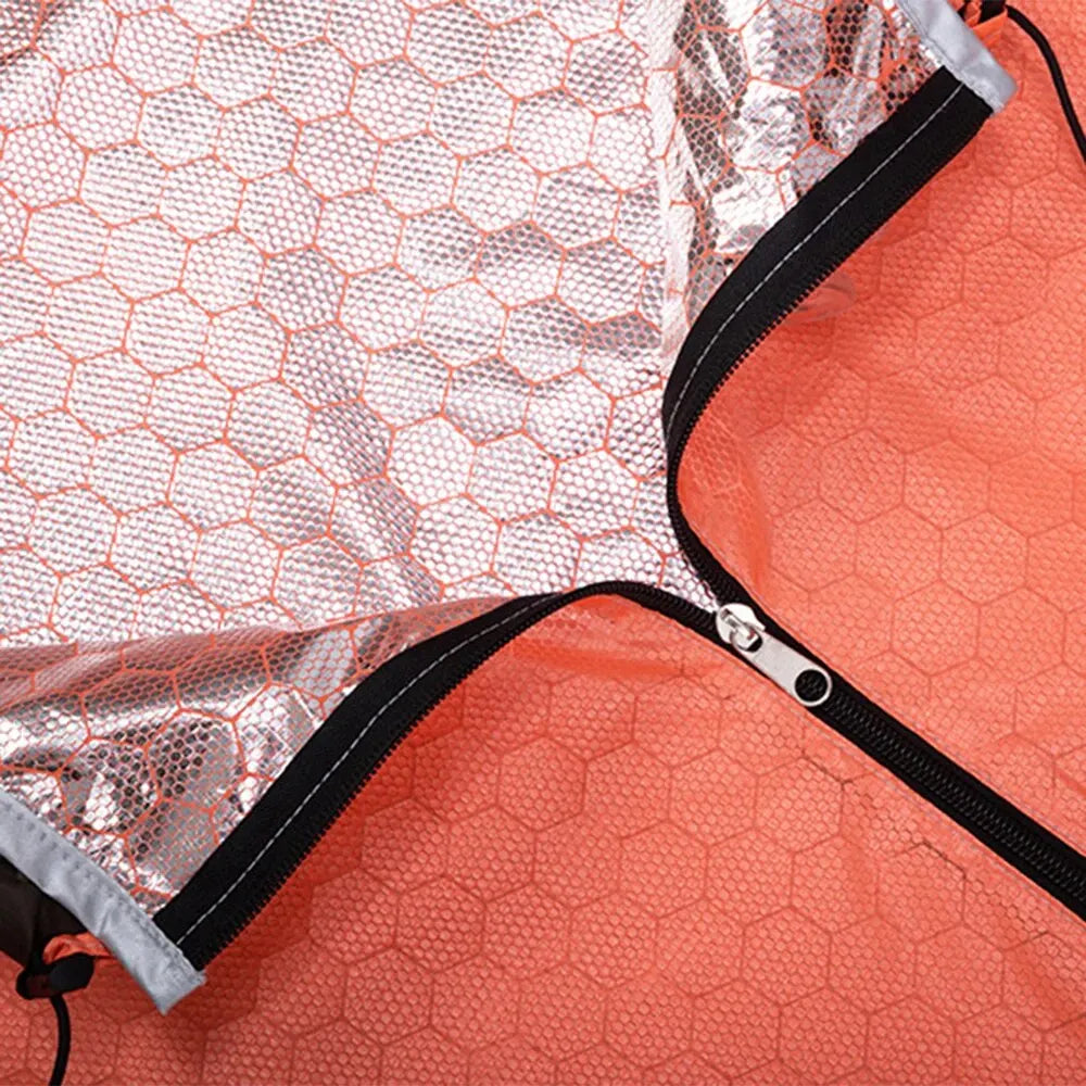TOMSHOO Emergency Sleeping Bag Ultralight Waterproof Heat Reflective Thermal Sleeping Bag Survival Gear for Outdoor Adventure