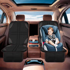 Car Seat Protector Cover for Child Baby Pet Universal Fit Non-Slip Waterproof Anti-Scratch Stain Resistant with Storage Pockets