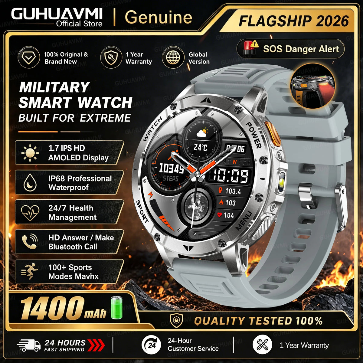 Grey / Sports Watch / China Mainland