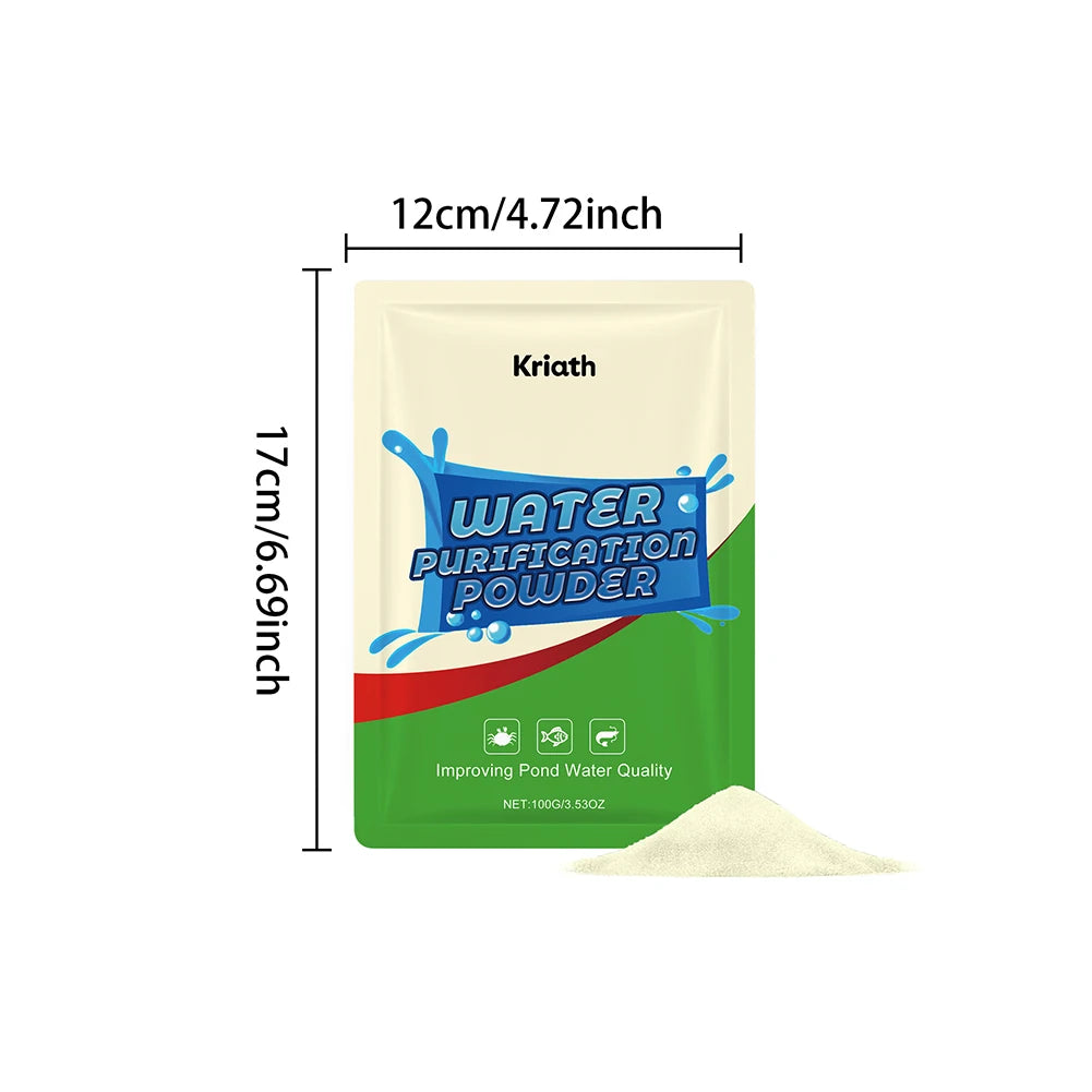 Natural Algae Control Pond Treatments Fish Safe Effectively Eliminates Algae & Reduces Sludge. Sparkling Water Reflection