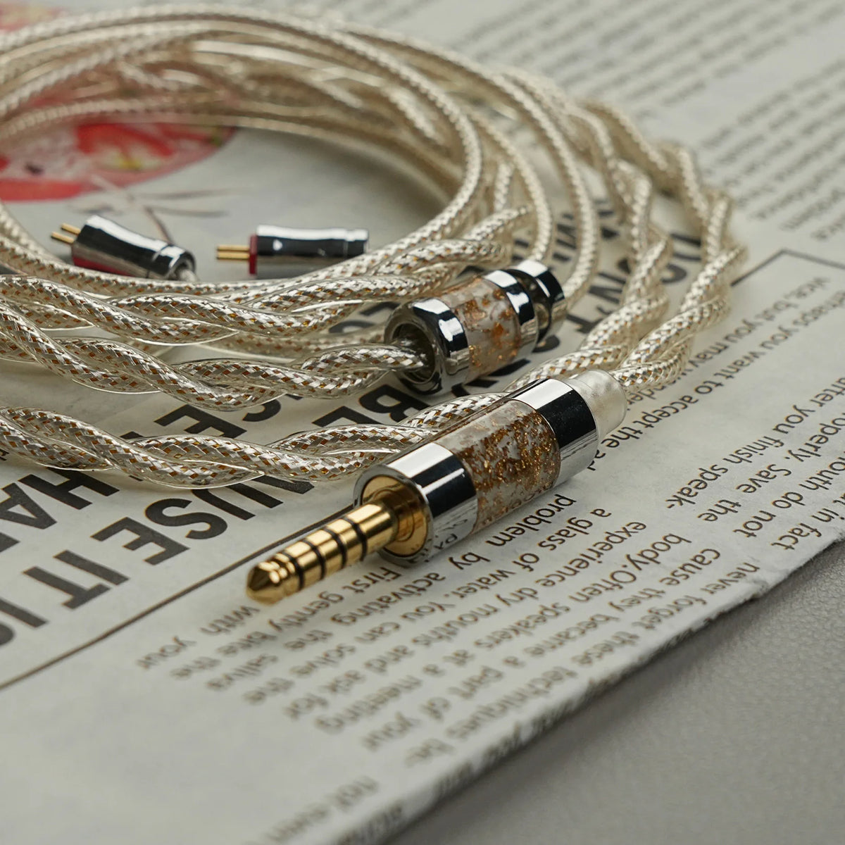 Trusted-PB01 OCC Copper Shield + Copper Alloy Conductor｜Precision Anti-Interference Headphone Cable with 2pin/MMCX/Dual 3.5mm