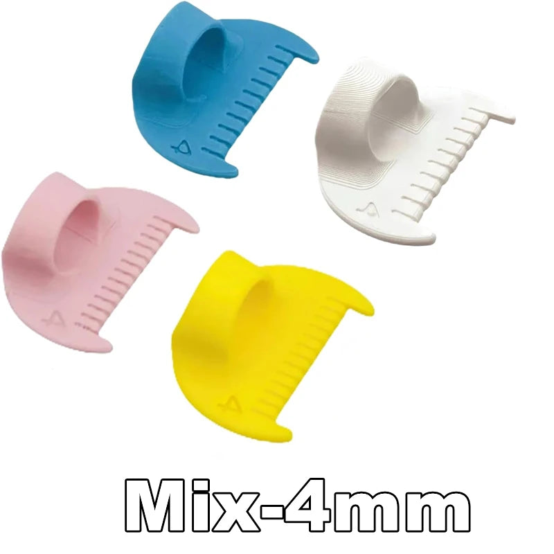 1-4PCS Easy Sewing Guide Edge Stitch Lock for Beginners & Seniors Plastic Hand Sewing Tool with 3mm/4mm Spacing for DIY Crafting