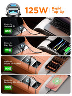 Joyroom 125W Car Charger AFC PPS QC PD Fast Charging For Tablets iPhone 17 16 15 14 Samsung Xiaomi Mini Car Phone Charger