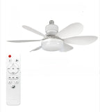 LED 30W Ceiling Fan Light E27 with Remote Control for Dimming, Suitable for Living Room, Study, Household Use, 85-265V