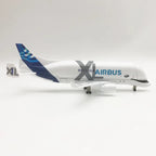 A330 Beluga Airways Airplane 42cm/20cm 1:150 Scale Diecast Resin Aircraft Metal Model Jet Openable Cargo Bay With Base Display