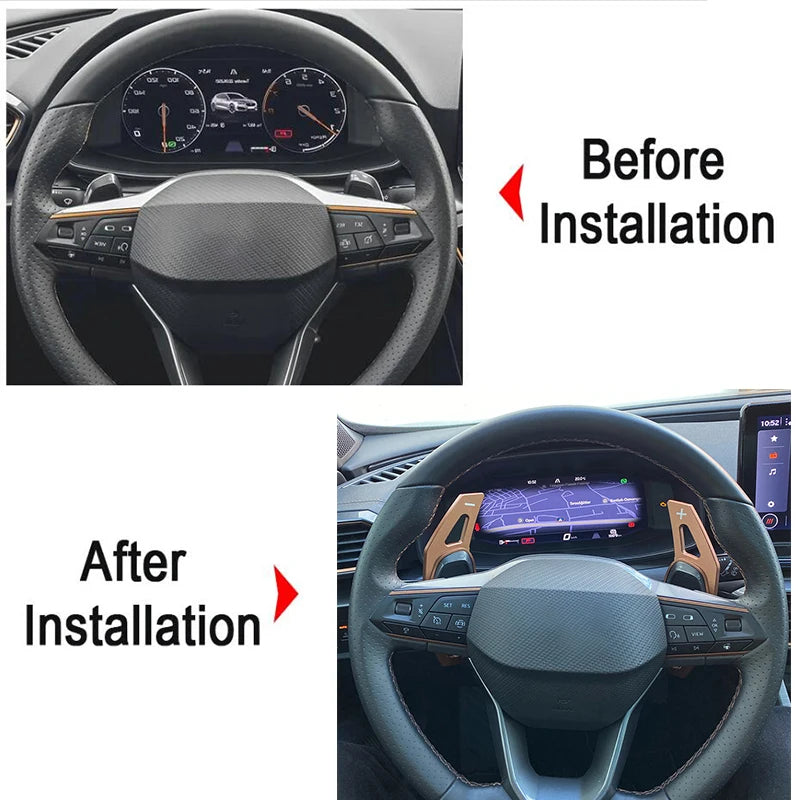 2026 New Shifter Paddles For Cupra Formentor 2019 Cupra Ateca Leon e-Hybrid Car Steering Wheel DSG Gear Extend Accessories