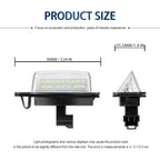 LED License Plate Light Rear Number Plate Lamp, White, for Mitsubishi Outlander Lancer