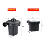EAFC 220V/12V Electric Inflatable Pump Quick Air Filling Compressor With 3 Nozzles for Car Camping Life Buoy Boat Cushion