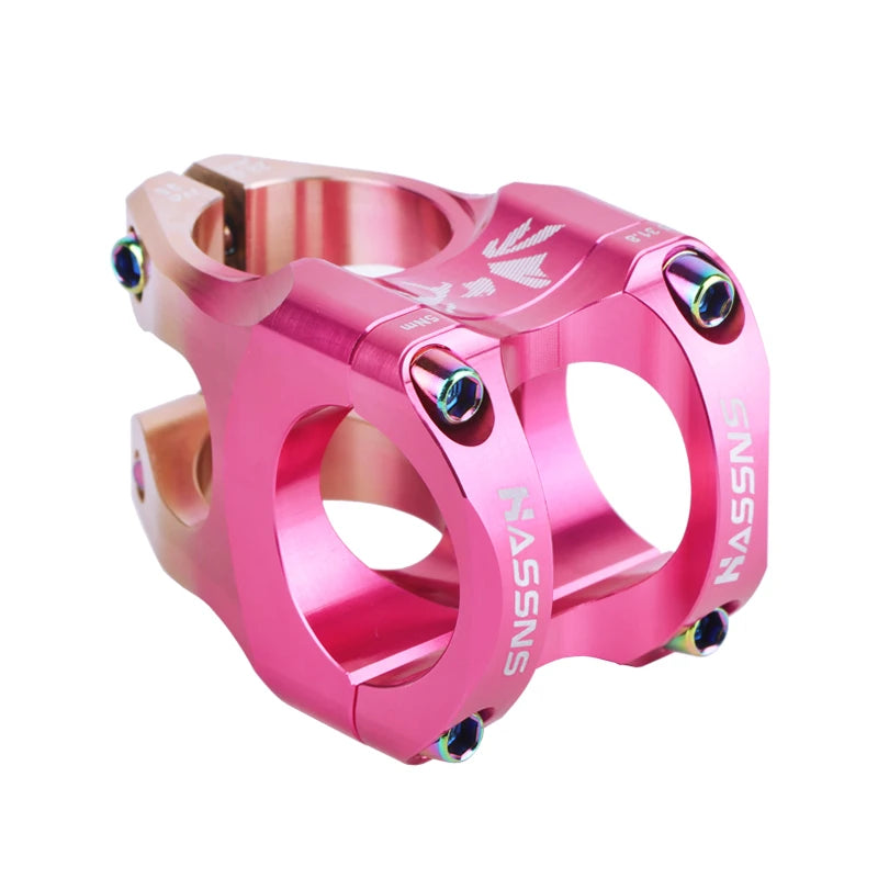 HASSNS Mtb Power Stem Road Bike Mountain Bicycle Bridge Short Power 35mm Rod Handlebar Table Adjustable Stem Riser 31 8 Cycling