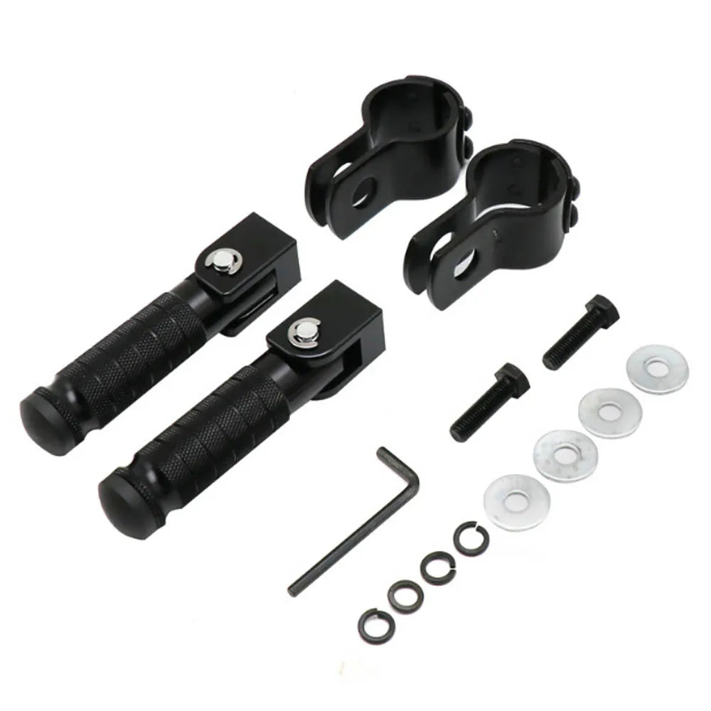 Motorcycle Pedals Folded Footrest Footpeg For Yamaha Honda Suzuki Kawasaki Motorbike Mopeds Scooters Bicycle Foldable footrest