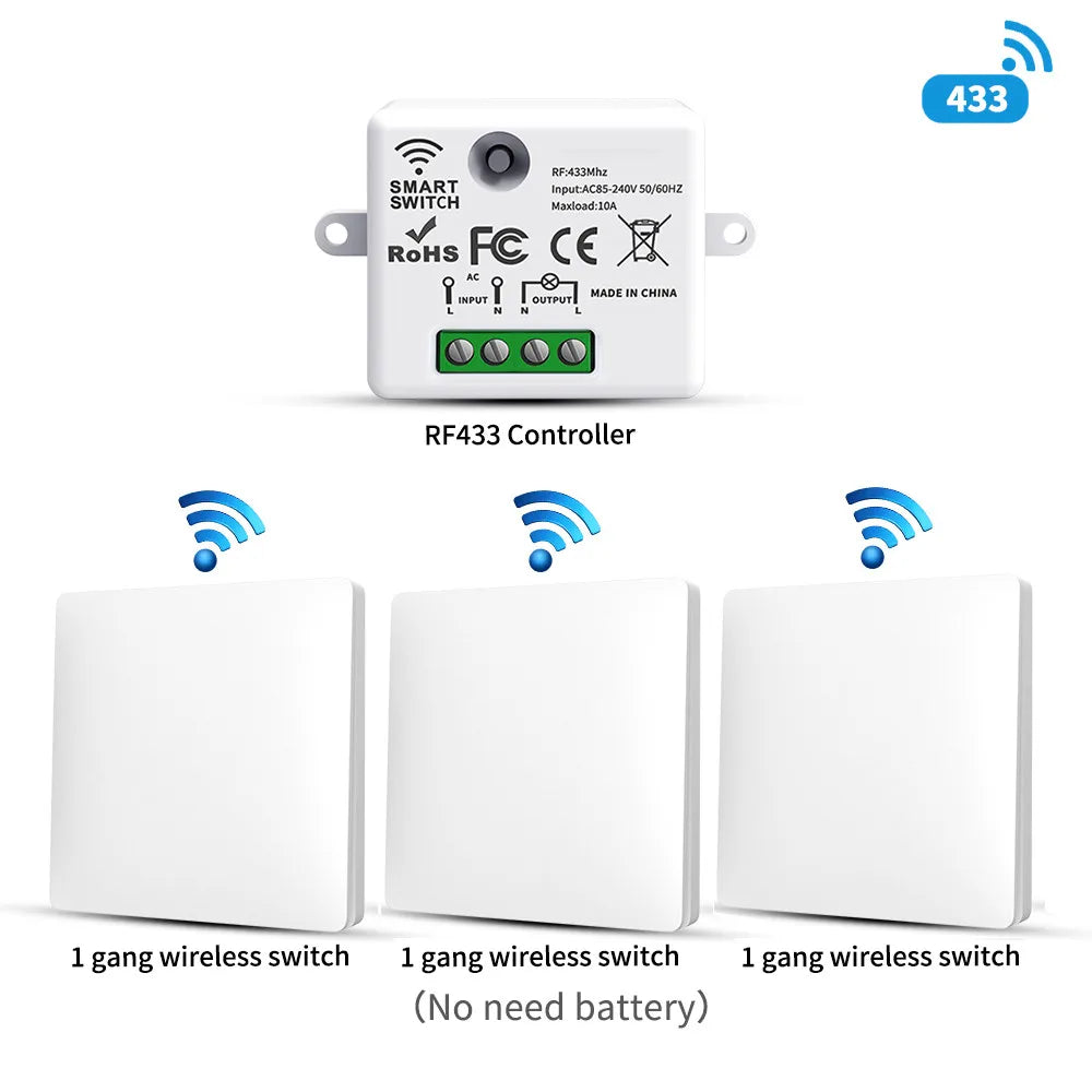 3x1Gang-1Receiver / 110-250V