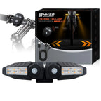 Electric Scooter Turn Signal Rear Light Remote E-bike Tail Light Lamp Rechargeable USB Red/Yellow Light Scooter Accessories