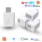 Tuya Smart WiFi/Zigbee Micro USB Adaptor Switch 5V Mini 1 2 3 USB Power Adaptor Smart Life Control Via Alexa Google Yandex Alice