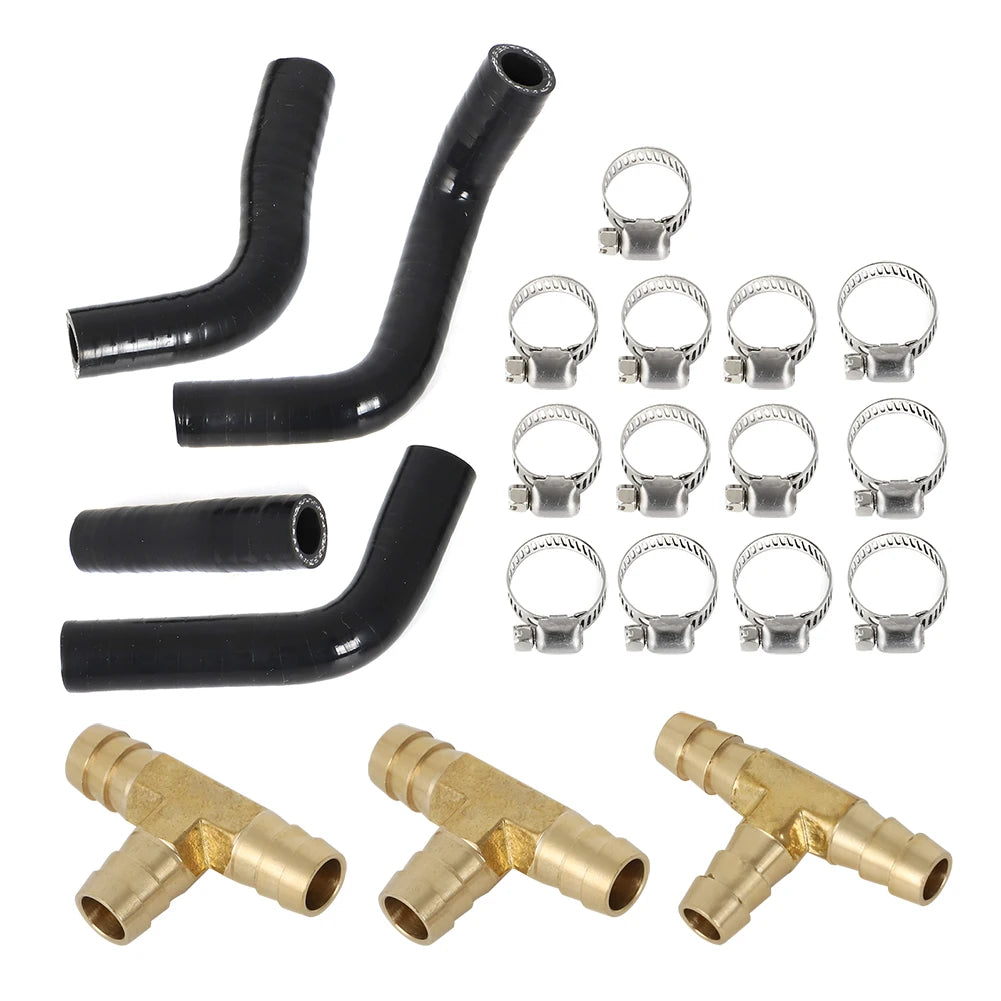 Upgrade Turbo Coolant Line Repair Hose Kit 06-009-50005 For BMW X5 X6 X5M X6M E70 E71 E72 F15 F16 N63