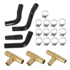 Upgrade Turbo Coolant Line Repair Hose Kit 06-009-50005 For BMW X5 X6 X5M X6M E70 E71 E72 F15 F16 N63