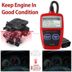 OBD2 Car Diagnostic Scanner Code Reader Fault Code Clear Tool, Red, 1pc