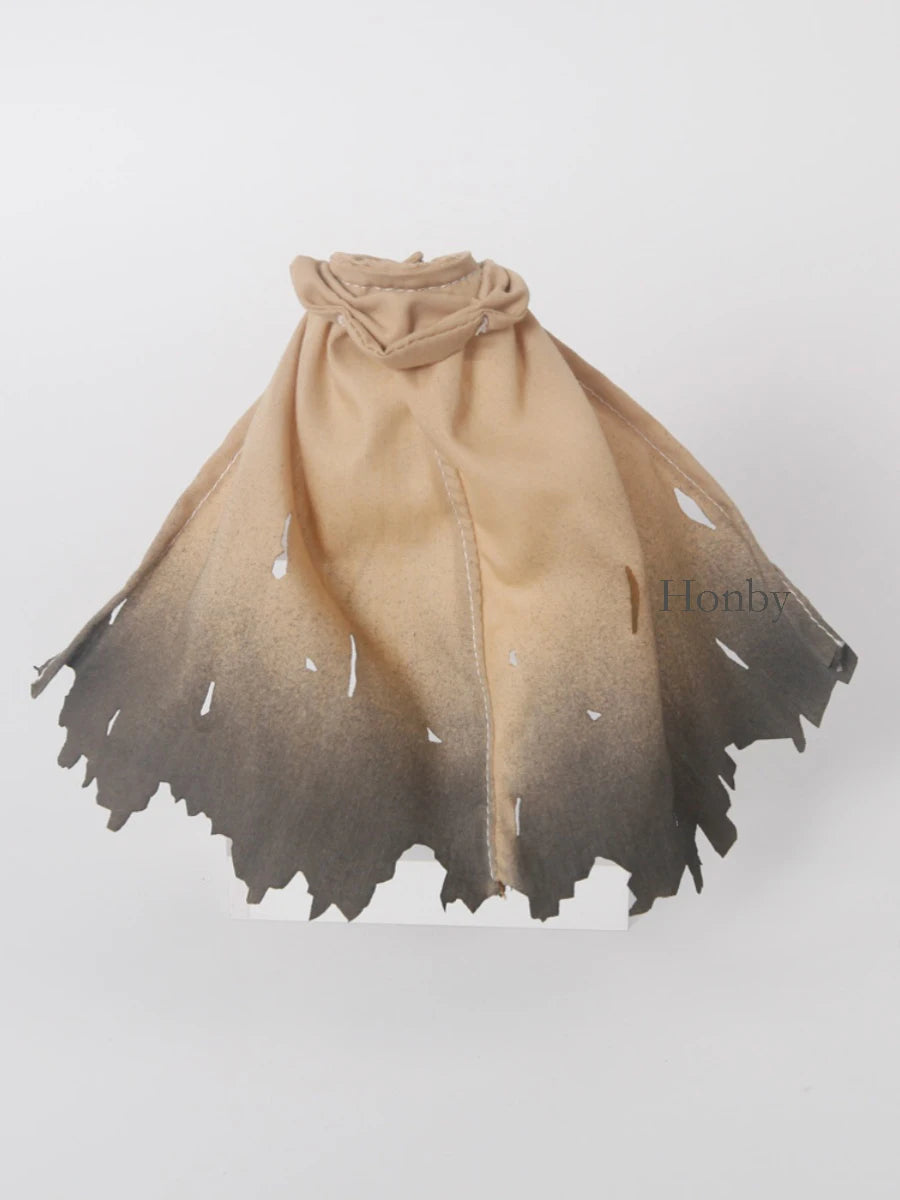1/12 Soldier  Knight Model Clothing Models Accessories Battle Damage Cloak Handheld Model Hobby Making DIY