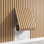 1 Roll of Self-Adhesive Grille 3D Stereo Concave-Convex Wall Panel for Living Room Background Wall Decoration Wall Sticker Wallpaper
