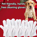 4 Packs, 6 Pieces Per Pack, Pet No-Wash Gloves, Cat Bathing, Pet Wipes, Dog Dry Cleaning Cleaning Gloves, Sterilization, Deodorization, No-Wash Magic Tool