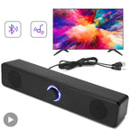 Soundbar Computer PC TV Laptop Desktop Wired Wireless Bluetooth Speaker Sound Box Bar Music Portable Caixa De Som Audio System