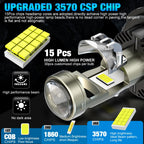 XSTORM H7 LED Projector Lens Car Headlight Canbus 60000LM 500W Car h7 LED Lights Bulbs 3570 CSP Turbo Lights Motorcycle Lights