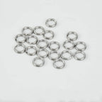 2000pcs/lot Outer diameter 4mm-10mm Stainless Steel Double Ring Flattened Bent Connecter Lure Fishing Tackle Accessories Pesca