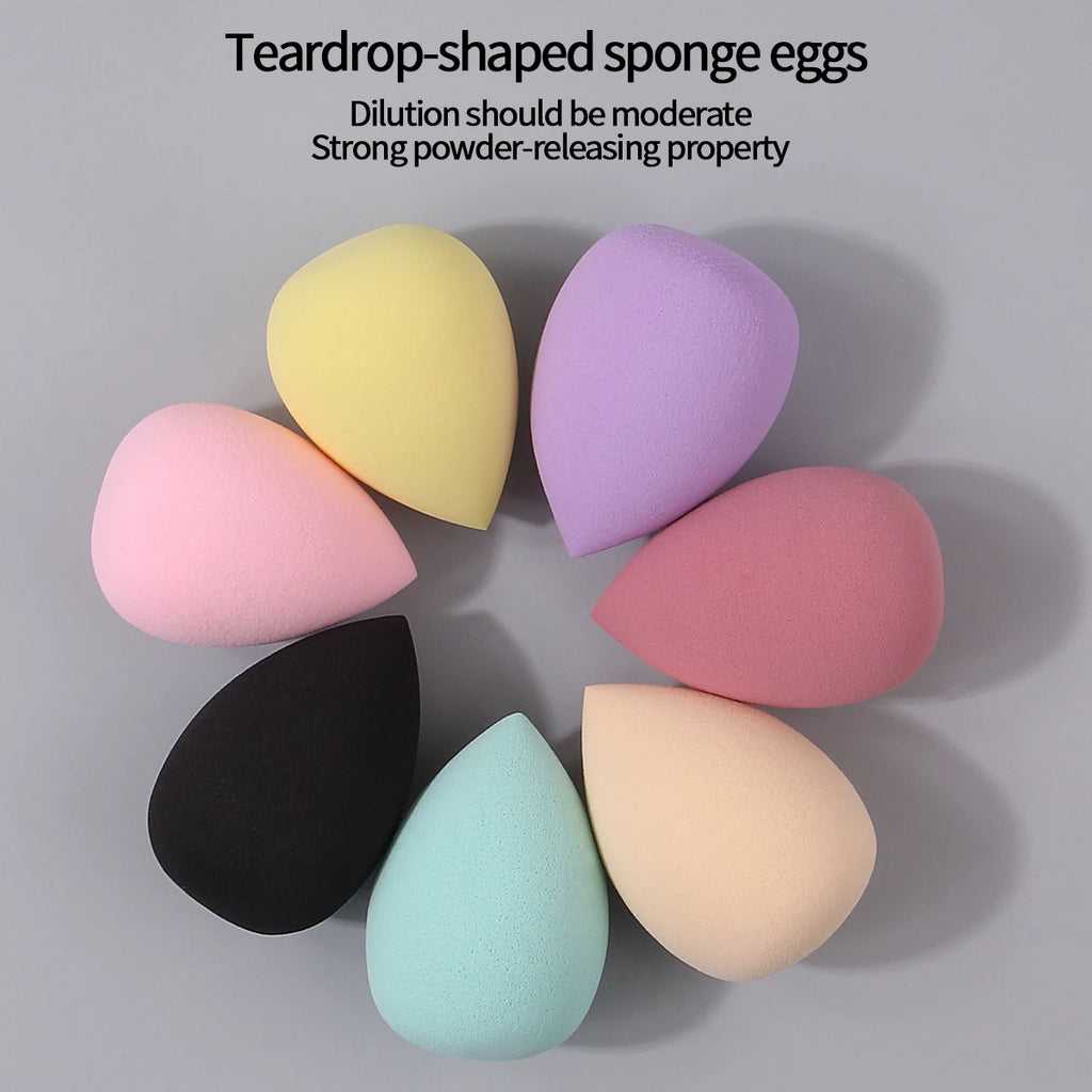 100PCS large makeup sponge, suitable for face cream and powder concealer, loose powder makeup applicator