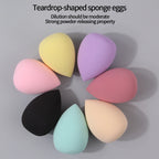 100PCS large makeup sponge, suitable for face cream and powder concealer, loose powder makeup applicator